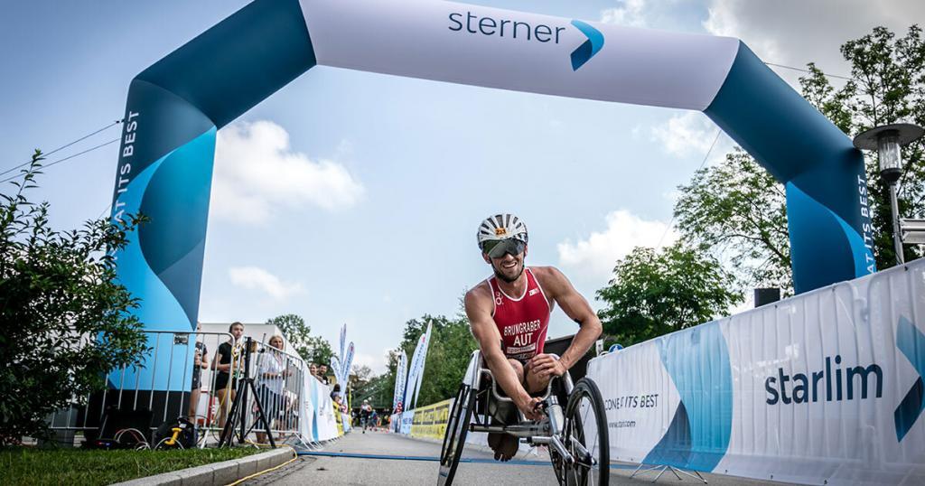 Flo Brungraber beim Wels Triathlon 2020