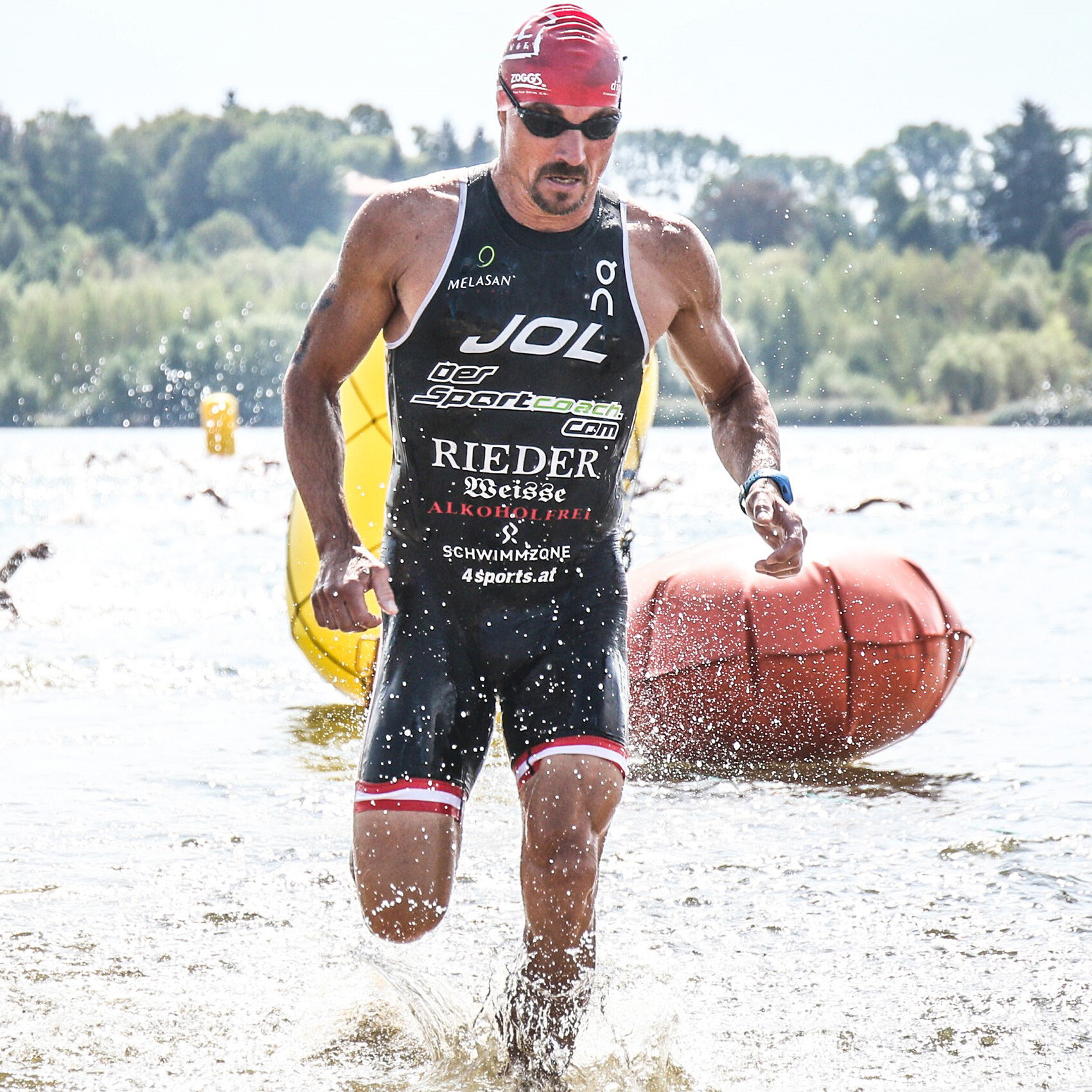 Gerald Will beim Schwimmausstieg